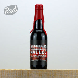 Nerd Malloc Imperial Milk Stout With Toasted Pecan Nuts 2021 - Radbeer