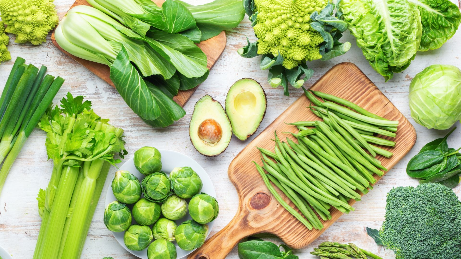 légumes verts pour limiter les cheveux gras