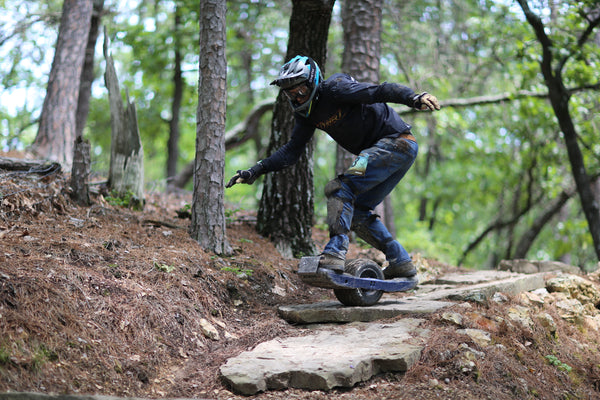 Luke Austin Riding a Onewheel