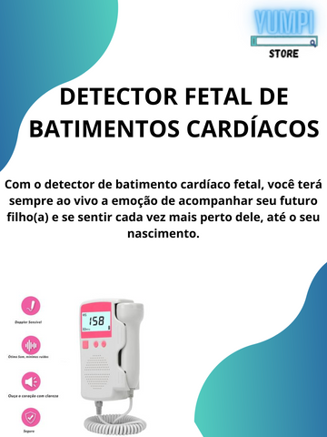 Detector Fetal Com monitor Batimentos