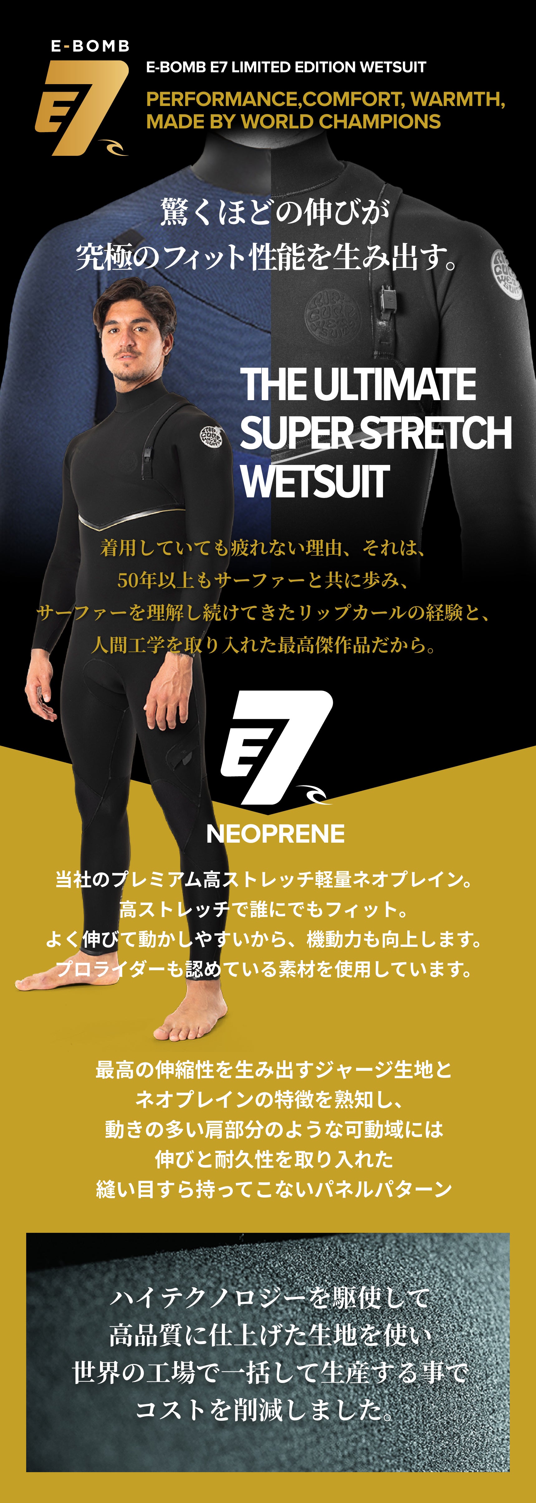 WETSUITS（ウェットスーツ） – Rip Curl Japan