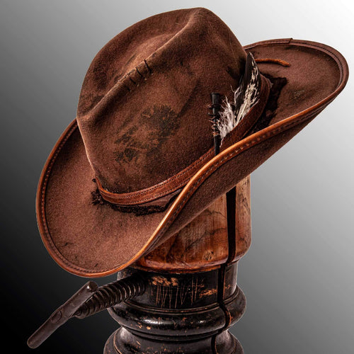 Hollywood Leather - Black Cowboy Hat - Leather Hat Band – Music-Pioneer