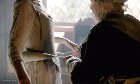 Claire Fraser - Outlander Season 1 - Shift, Corset, and Bum Roll