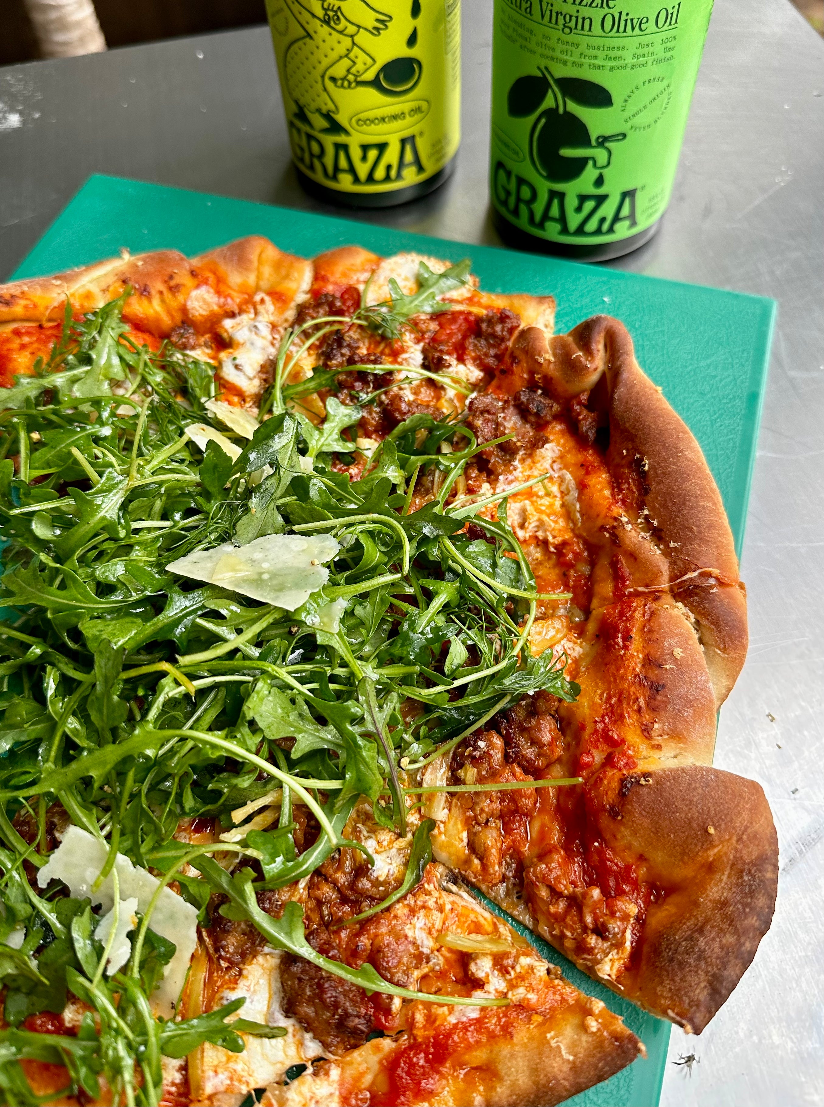 Cast-Iron Pizza With Fennel and Sausage Recipe