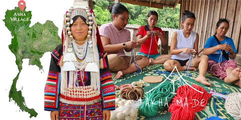 Akha Ma-De - Christmas Ornaments by Akha Women - Social Entreprise Thailand - Women Empowerment Thailand