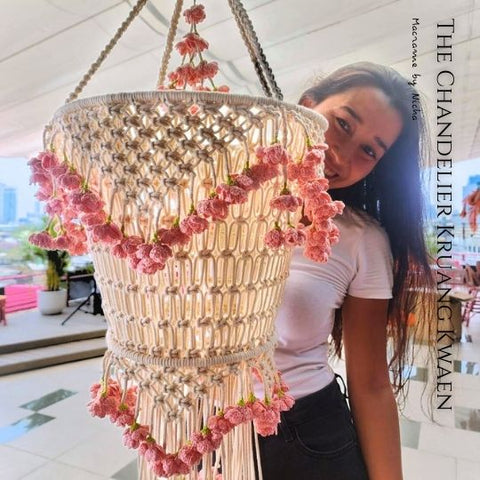 เครื่องแขวนไทย - Khruang Kwaen Chandelier by Macrame by Nicha - Contemporay collection2