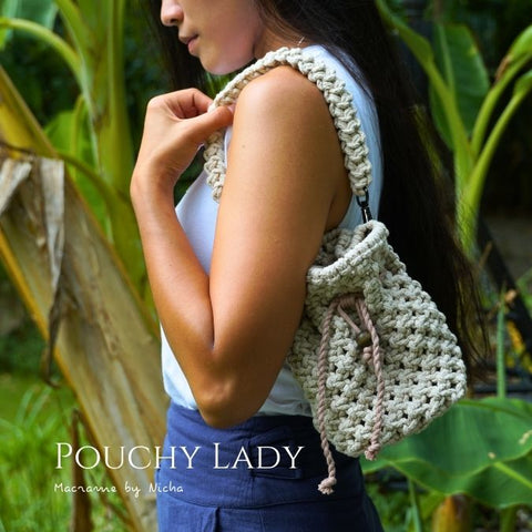 Collection - POUCHY LADY - MACRAME BAG - กระเป๋ามาคราเม่ - กระเป๋าทำมือ - Lady Bag Thailand