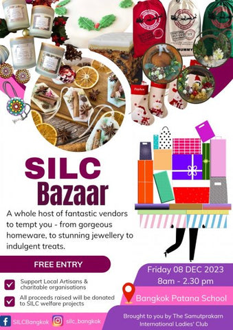 SILC_bazaar_Christmas Market 2023 Bangkok - Macrame by Nicha - Christmas decorations