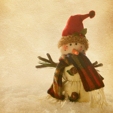 Snowman - ตกแต่งต้นคริสต์มาส - Macrame by Nicha - Christmas decoration