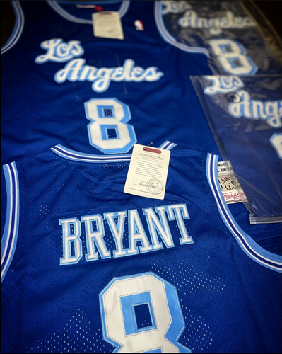 Men's Los Angeles Lakers Kobe Bryant #24 Nike MPLS Light Blue Swingman  Jersey - Classic Edition