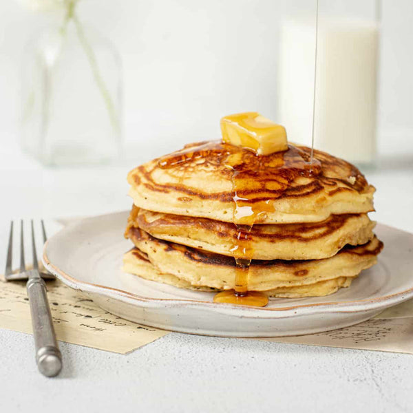 Pancake and Maple Syrup Bowl