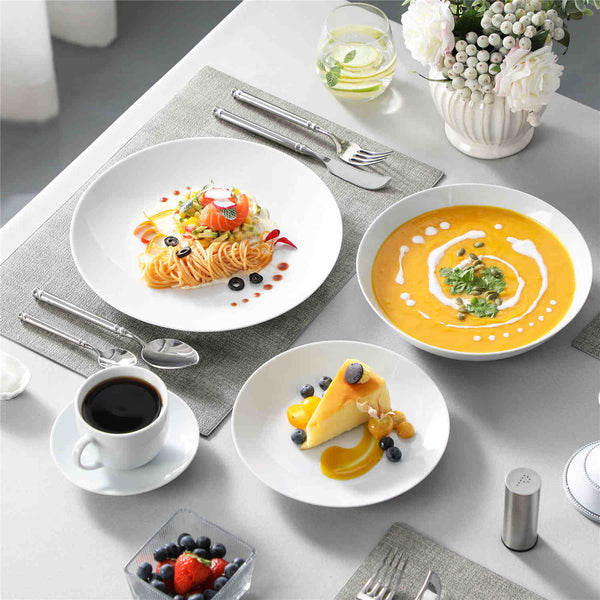 MALACASA Amelia 30 Piece Porcelain Dinnerware Set