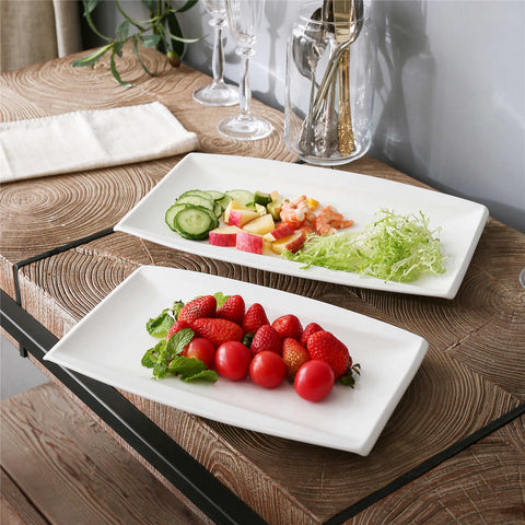 MALACASA Blance Platters Set of 2