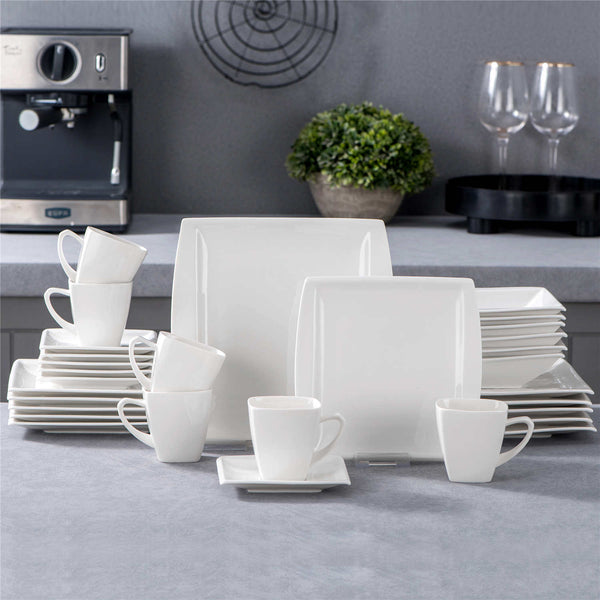 Blance 30 Piece Porcelain Dinnerware Set