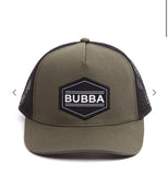 Bubba Gray Kids Trucker Hat SnapBack Flat Bill