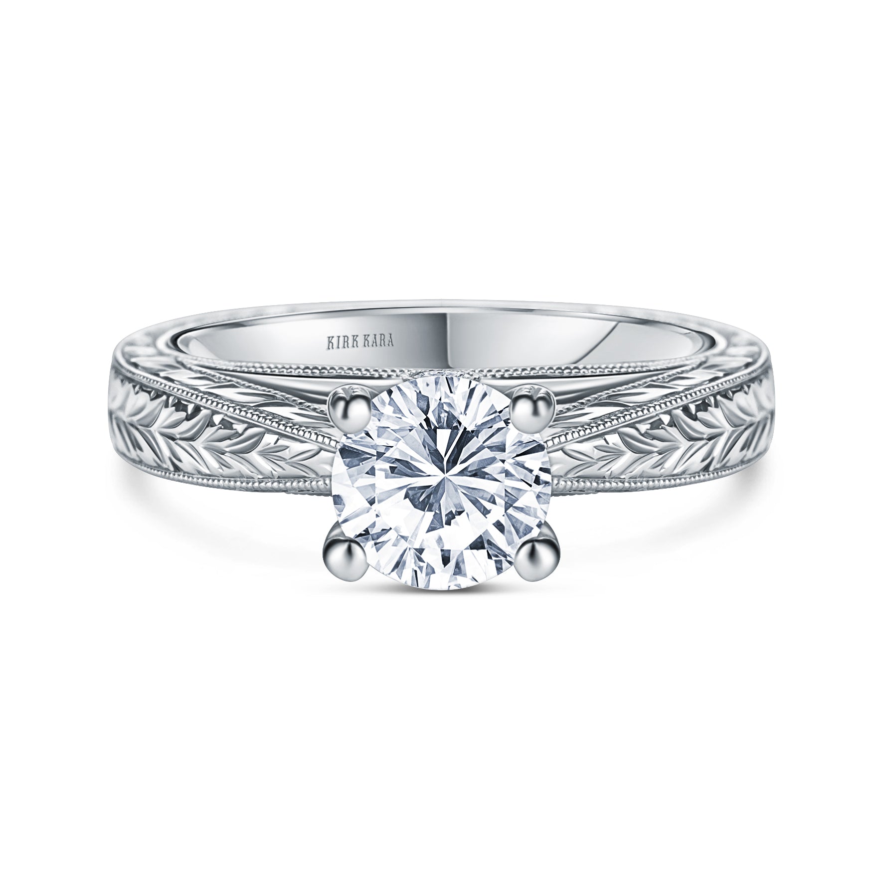 Diamond D20 Engagement ring in 14k gold – Earth Art