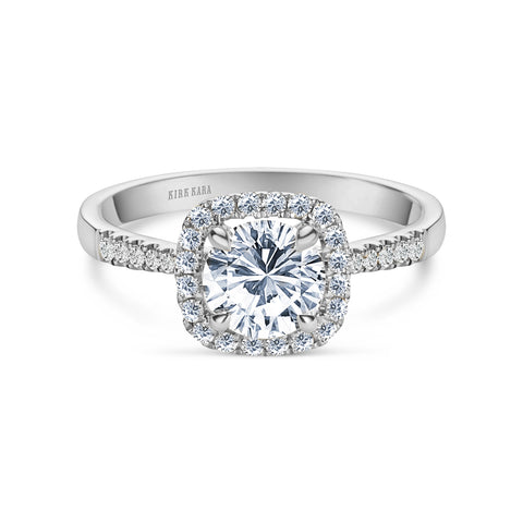 1 Carat Classic Halo Diamond Ring | Jewelbox