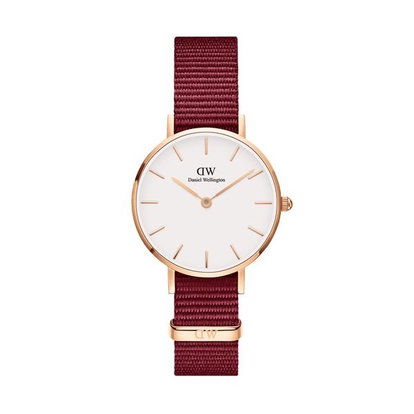 Daniel Wellington Petite Dover 28mm White Dial Watch DW00100313