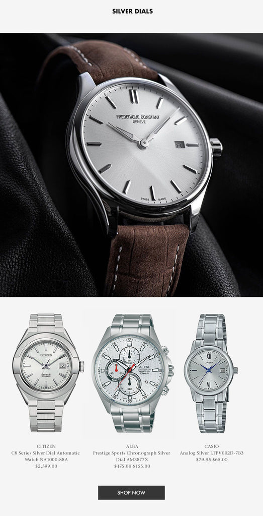 Shop Silver Watch Dials