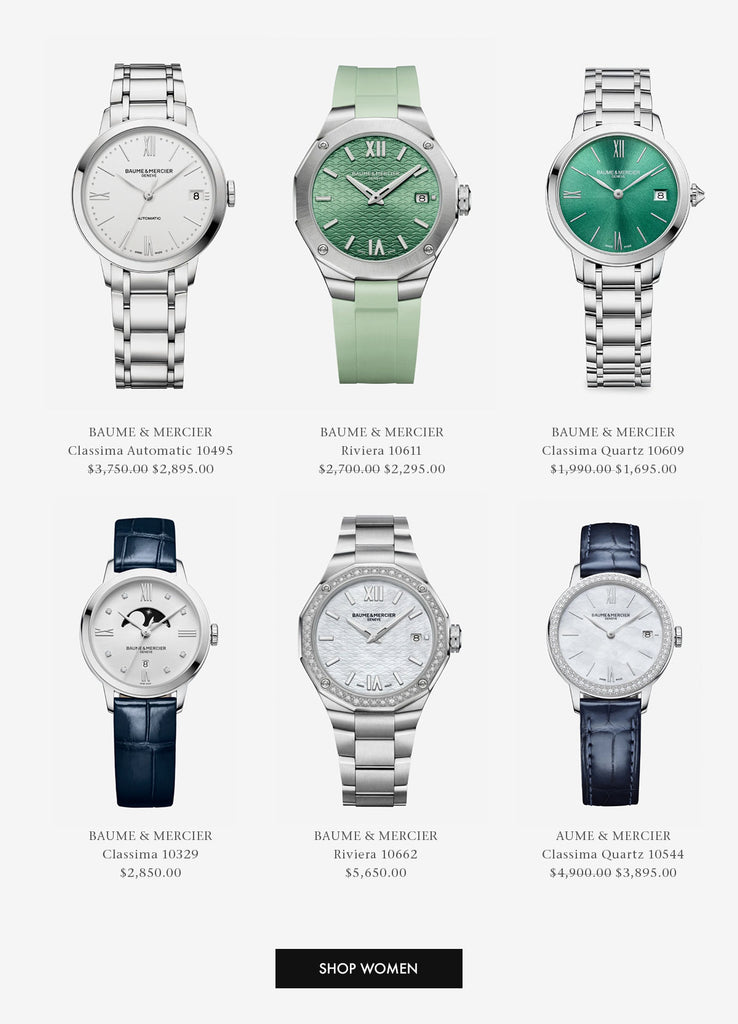 Baume & Mercier: Shop Women's Watches