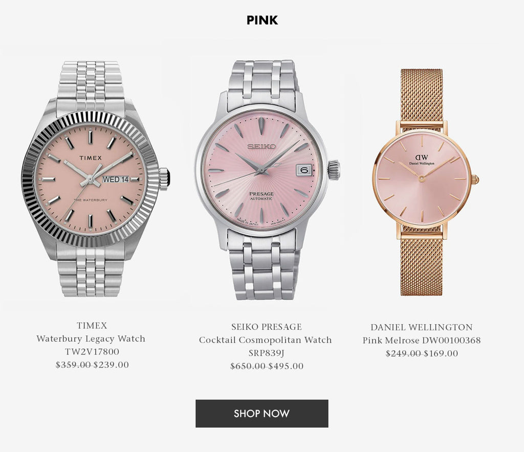 Shop Pink Dial Watches