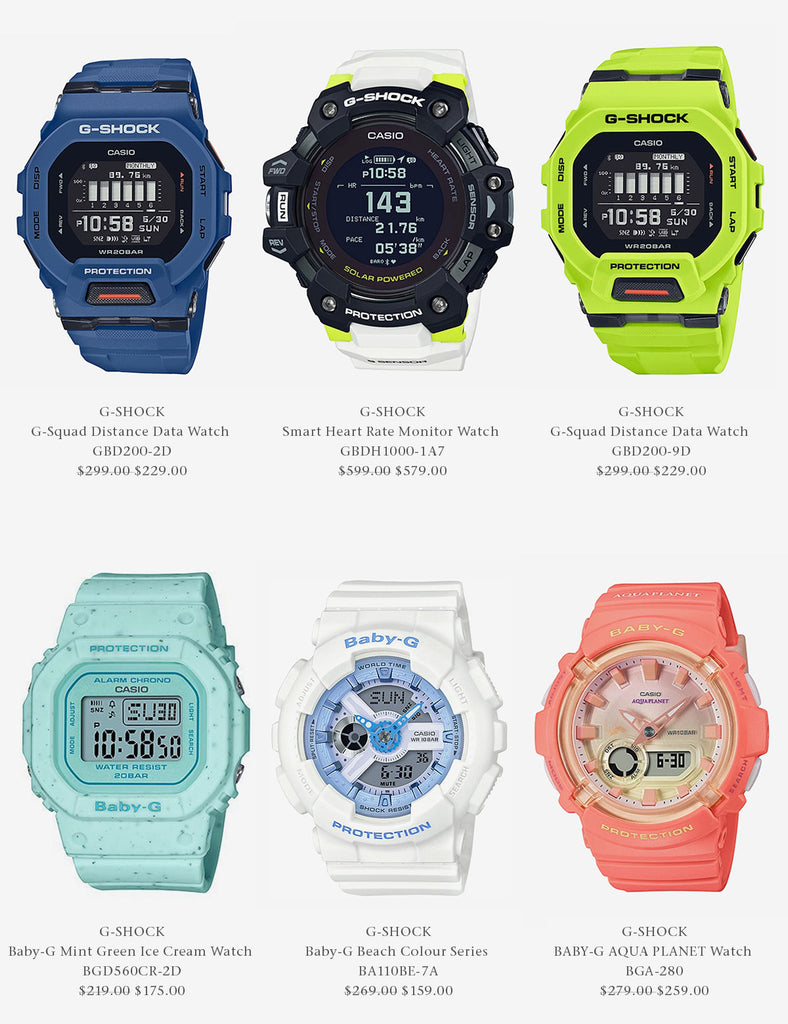 Explore our range of G-Shock watches
