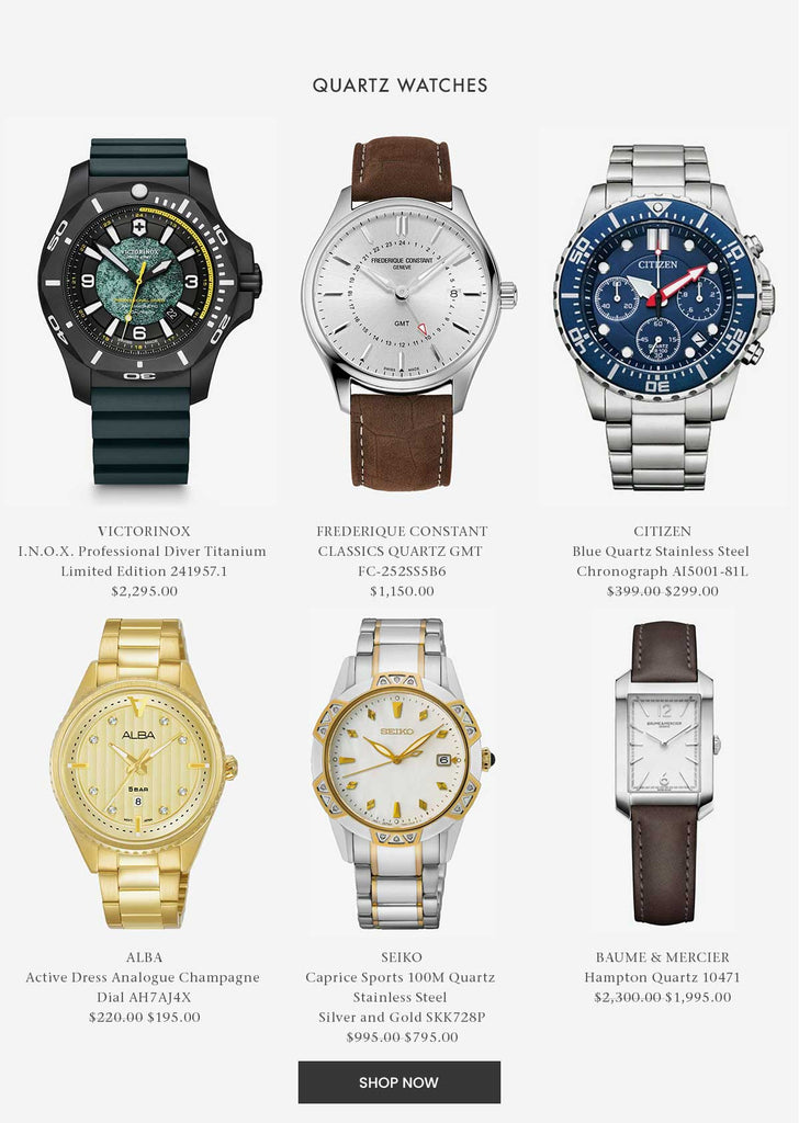 Shop Quartz Watches