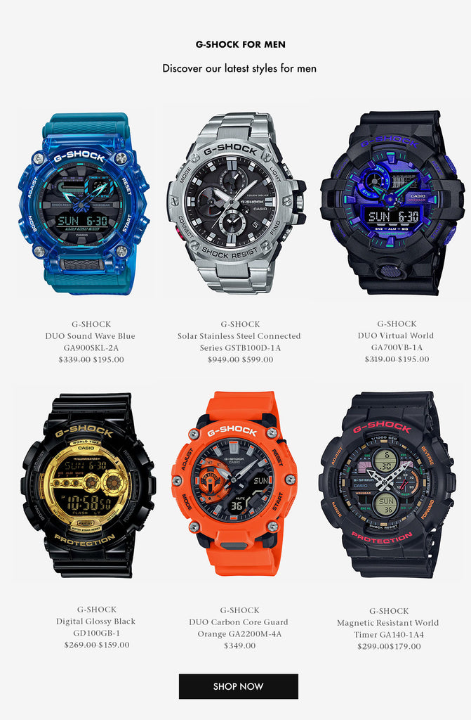 Shop New G-Shock for Men