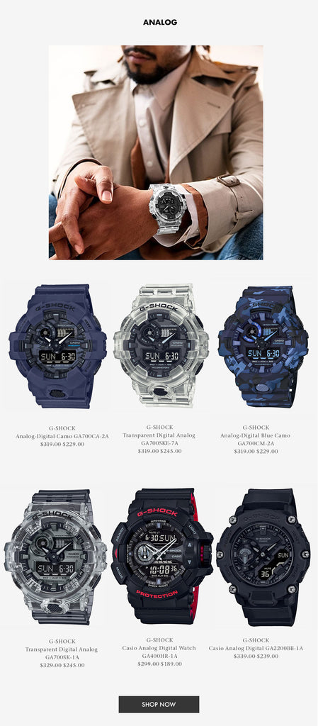 Shop new Analog watches from G-Shock