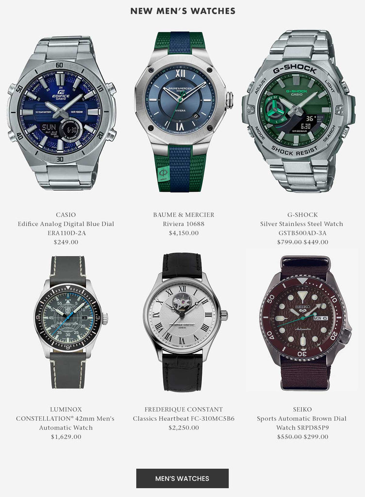 New Men's Watches