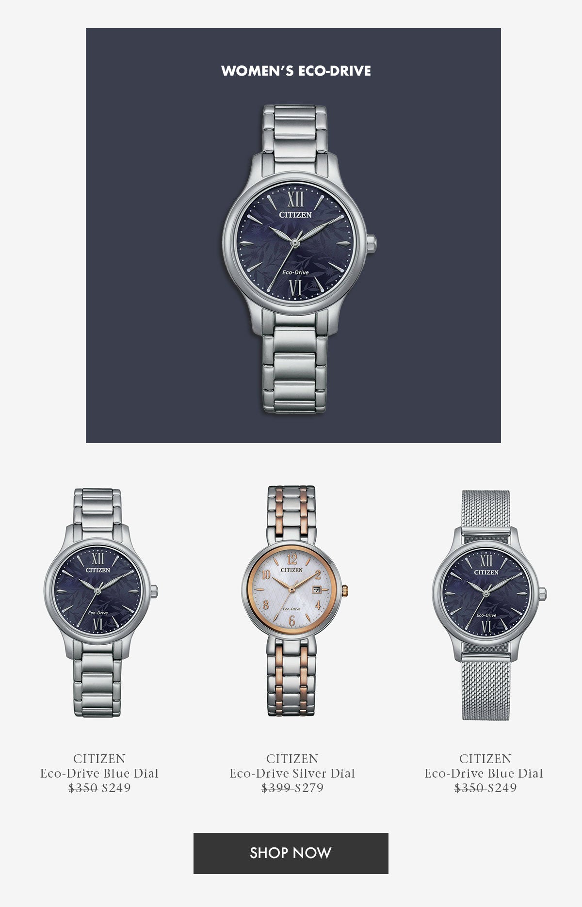 Citizen Women’s Eco-Drive Watches