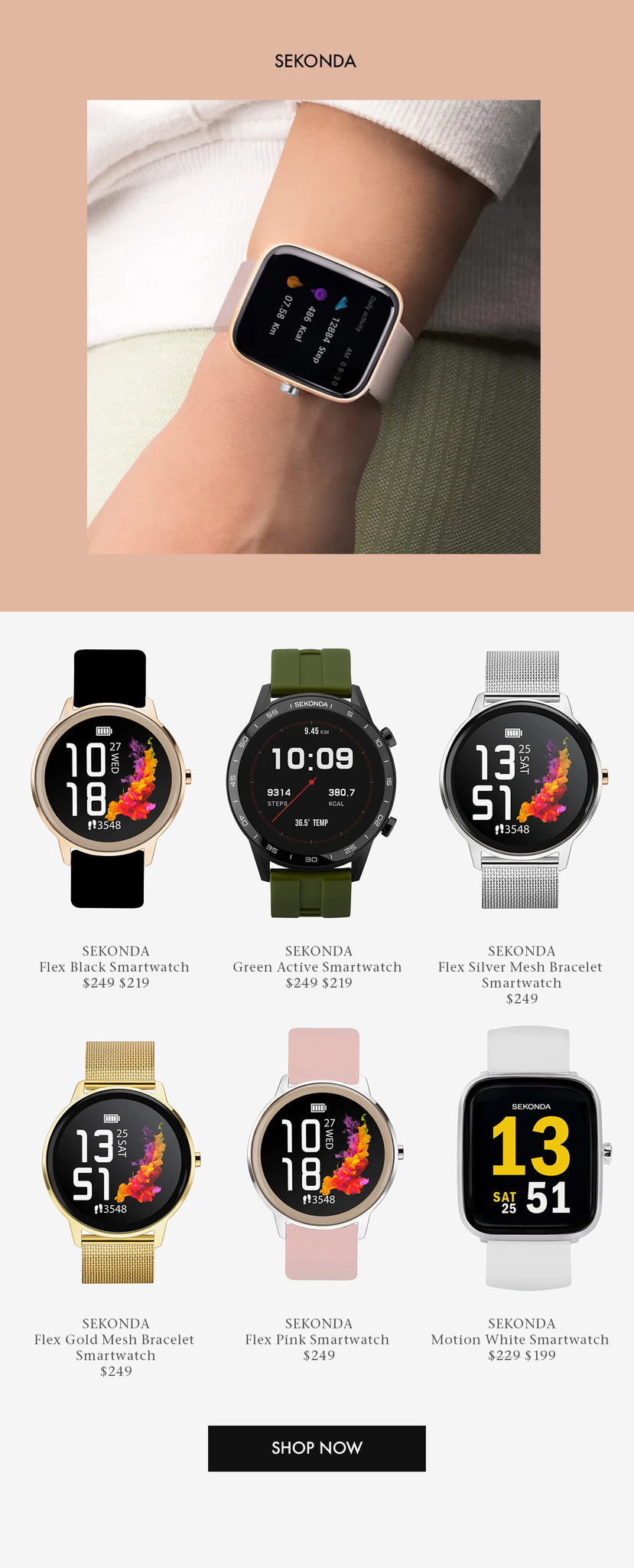 Shop Sekonda Smart Watches