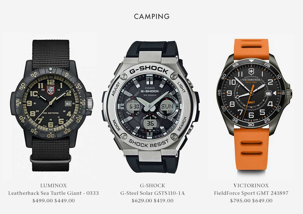 Watches for Camping - Shop Men