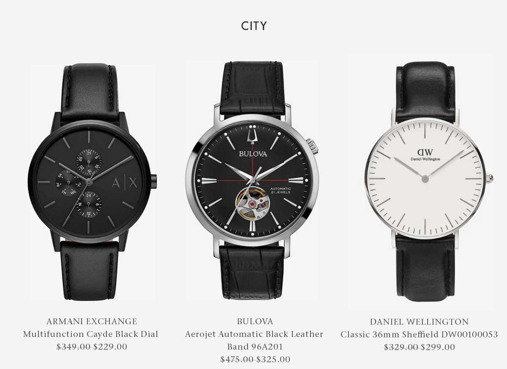 City Escape - Shop Men's Watches