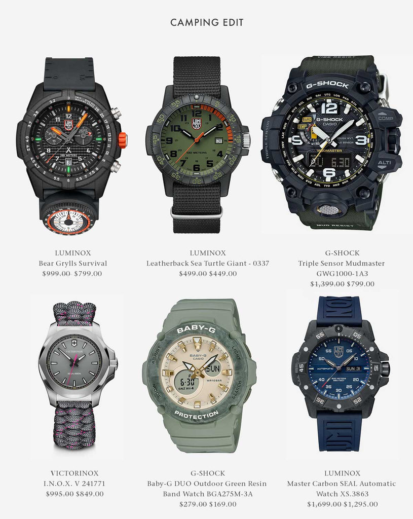 Shop Watches perfect for camping