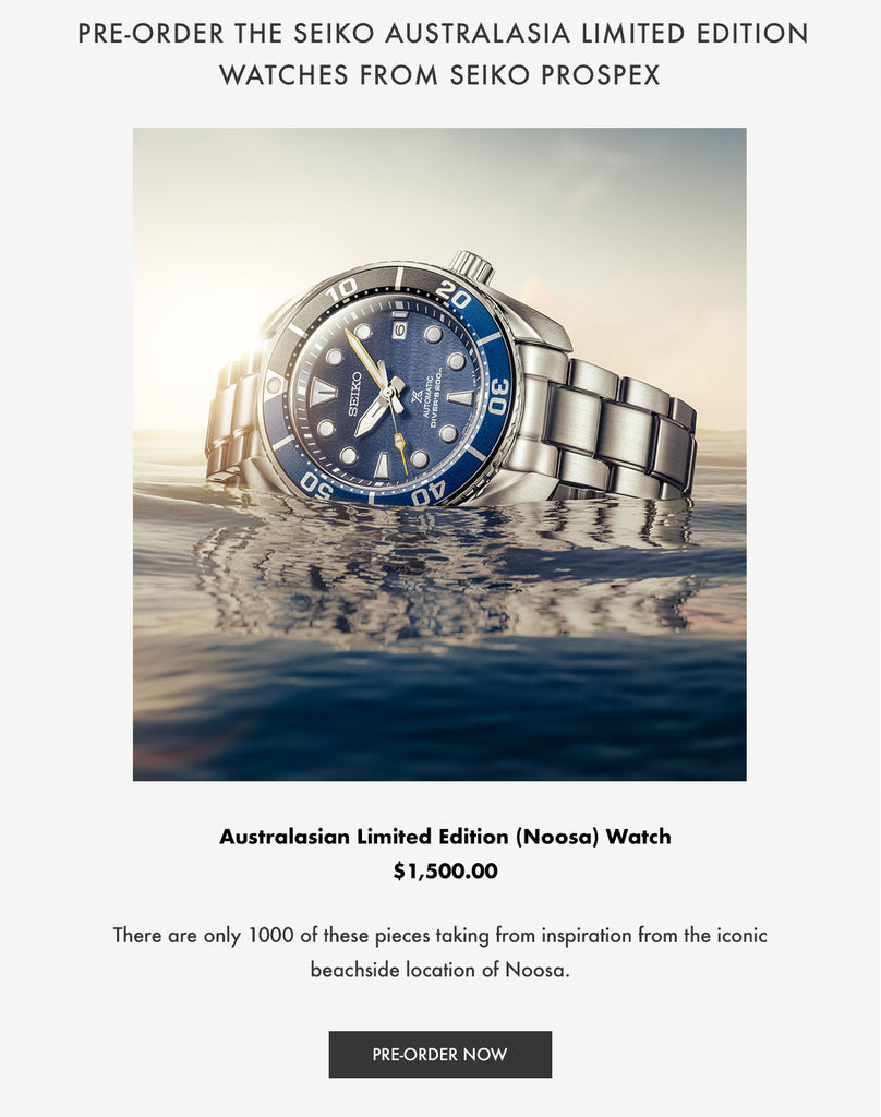 Shop Limited Edition Australasian Noosa Watch from Seiko Prospex