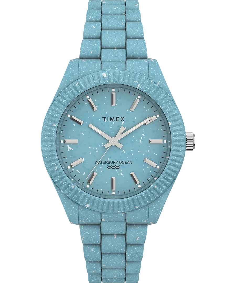 Timex Waterbury Ocean Recycled Plastic Bracelet Watch TW2V33200 – Watch  Direct Australia