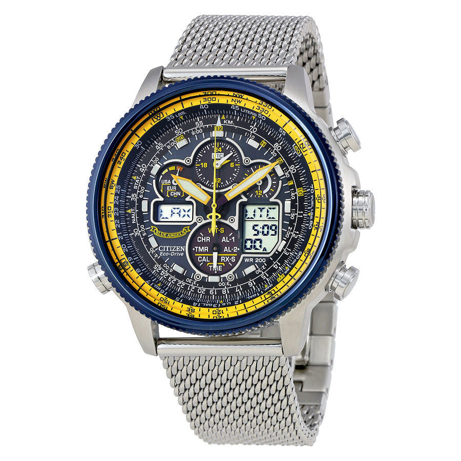 Citizen Navihawk A-T Chronograph Perpetual Mens Watch – Watch Direct  Australia