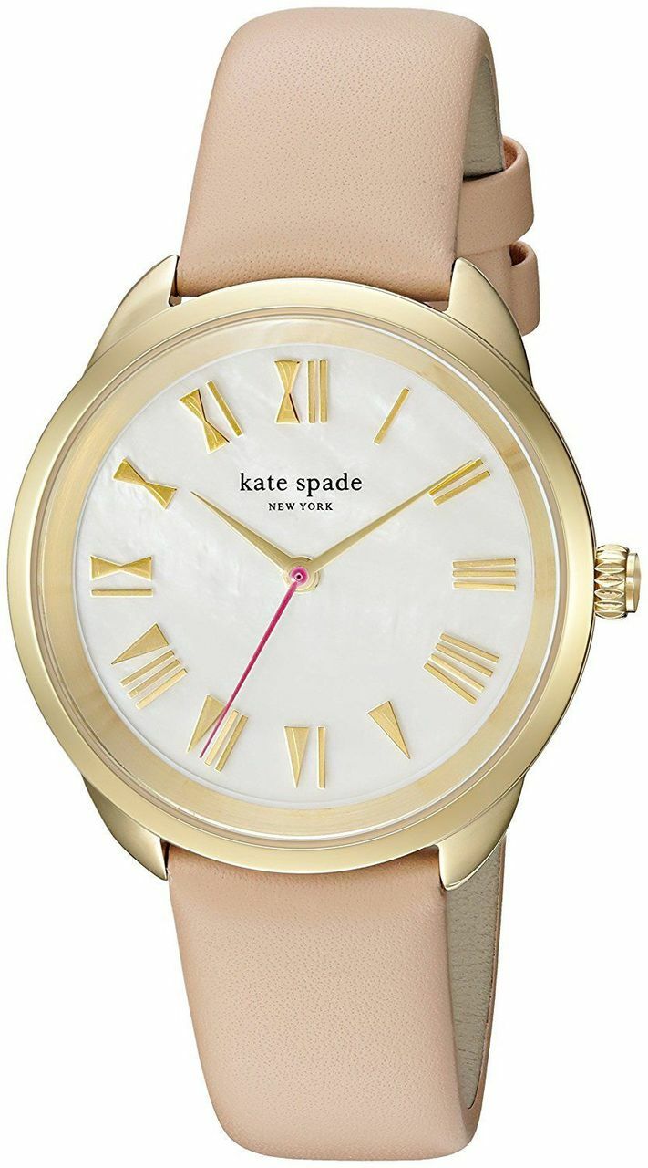 Kate Spade Crosstown Gold Leather Quartz Fashion Womens Watch KSW1247 –  Watch Direct Australia