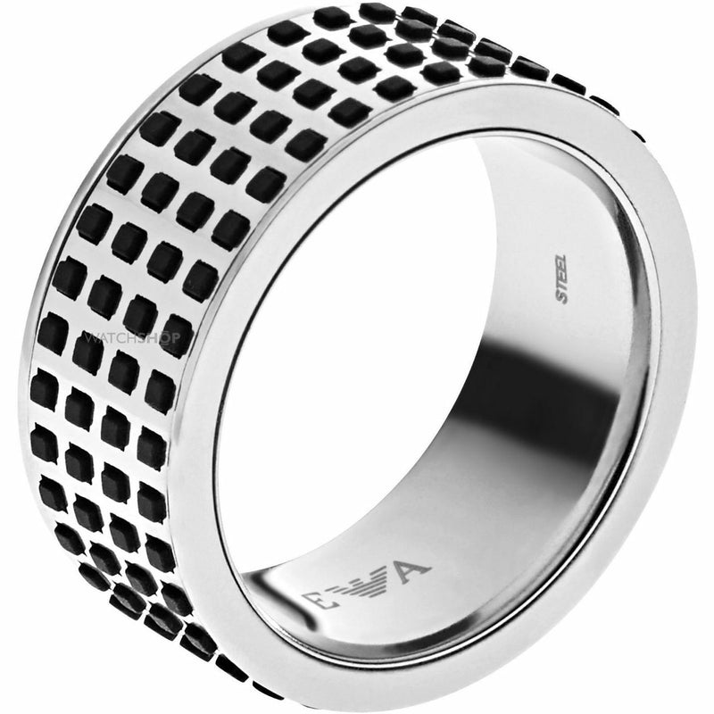 Emporio Armani Stainless Sreel Off The Grid Mens Ring Size 10 – Watch  Direct Australia