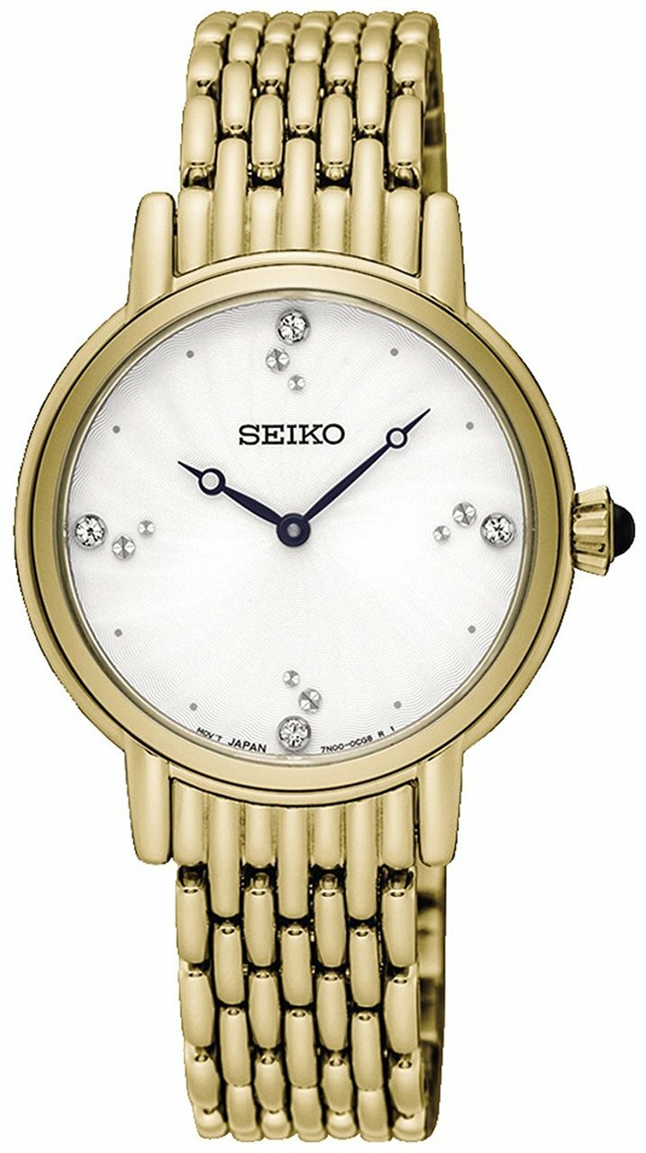 Seiko Quartz Swarovski Crystals Womens Watch – Watch Direct Australia