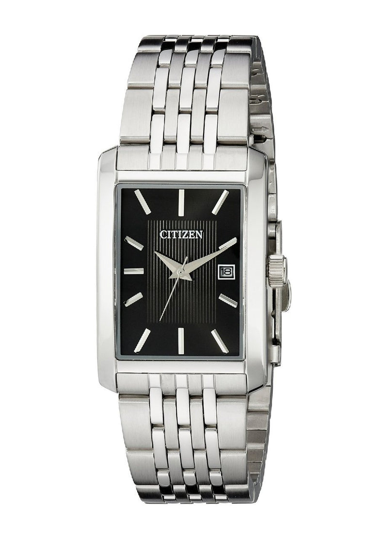 Citizen Mens Bh1671-55E Rectangular Silver-Tone Bracelet Watch – Watch ...