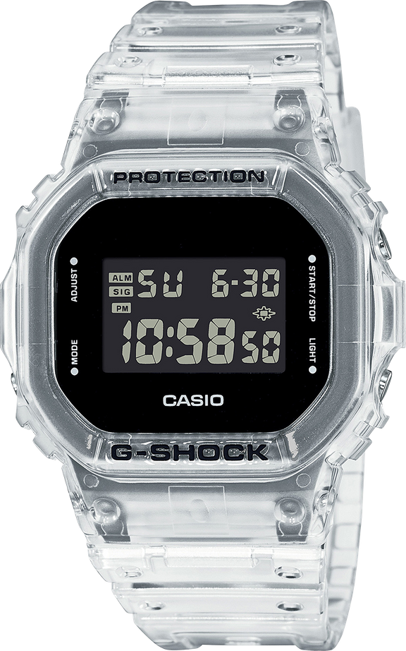 G-Shock 5600 Series Transparent Pack Men's Watch DW5600SKE-7D – Watch  Direct Australia