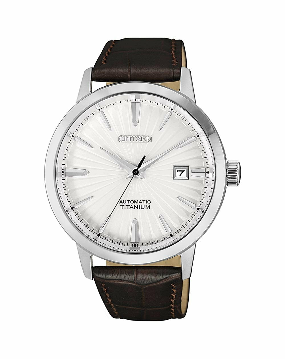 Citizen Titanium Automatic Brown Leather Watch NJ2180-11A – Watch Direct  Australia