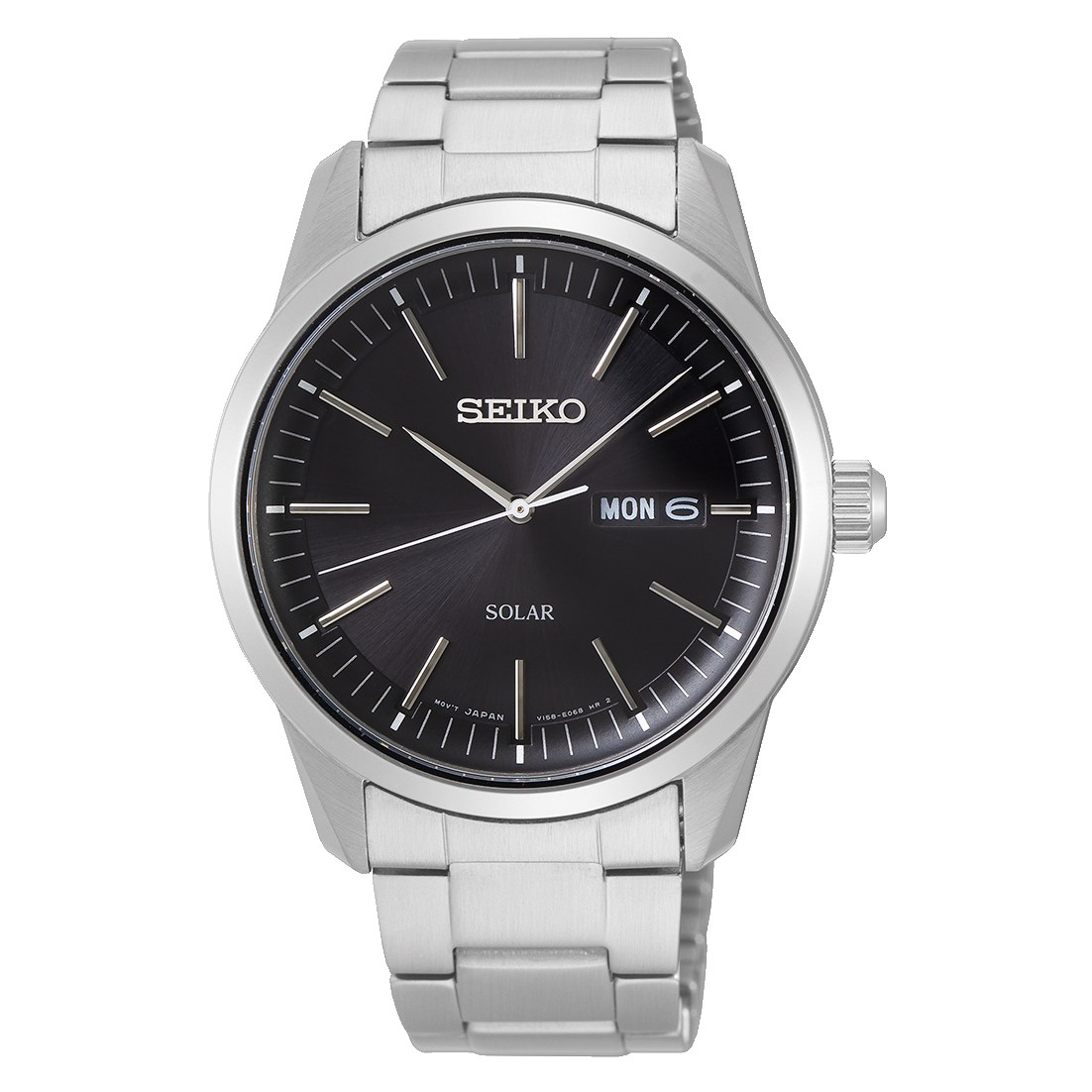 Seiko Solar Black Dial Classic Watch SNE527P1 – Watch Direct Australia