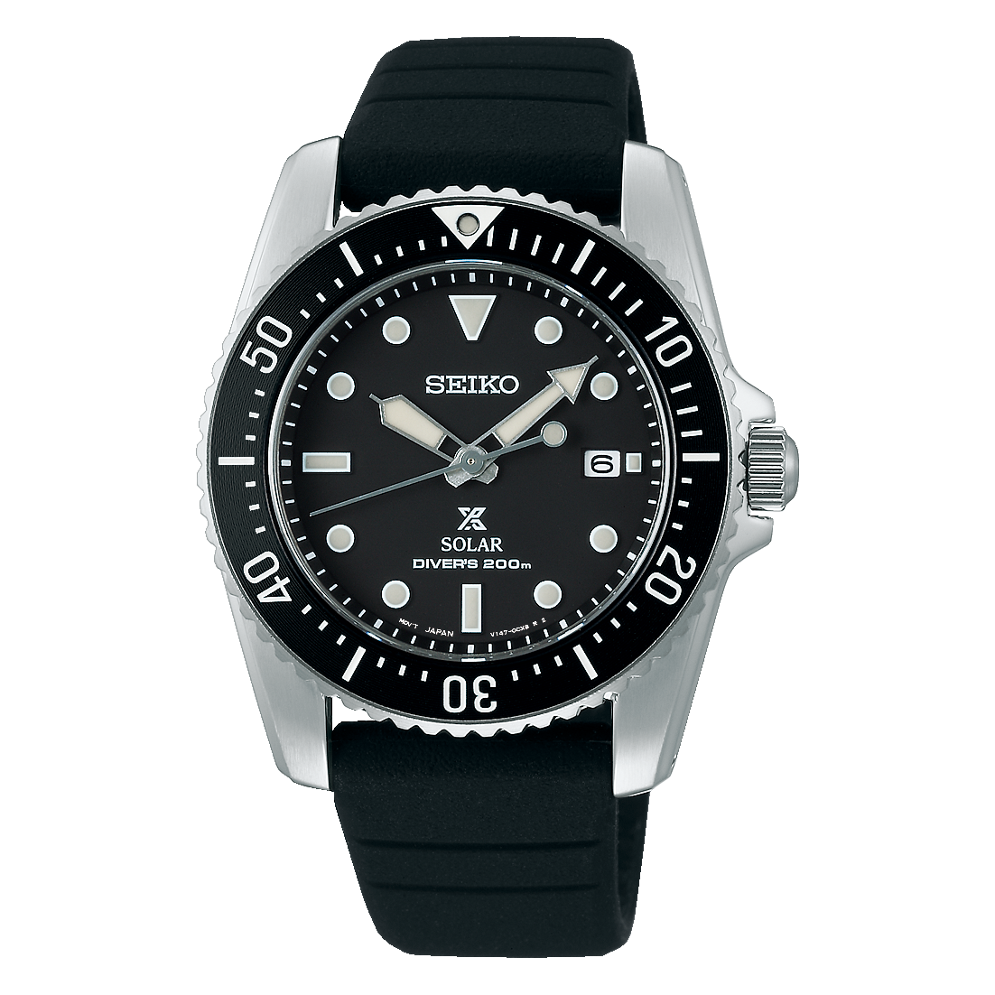 Seiko Prospex Black Sports Solar Divers Men's Watch SNE573P – Watch Direct  Australia
