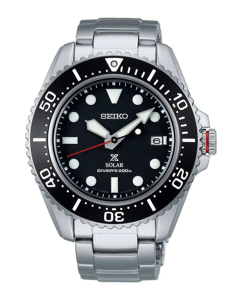 Seiko Prospex Solar Divers D200M Mens Watch SNE589P – Watch Direct ...