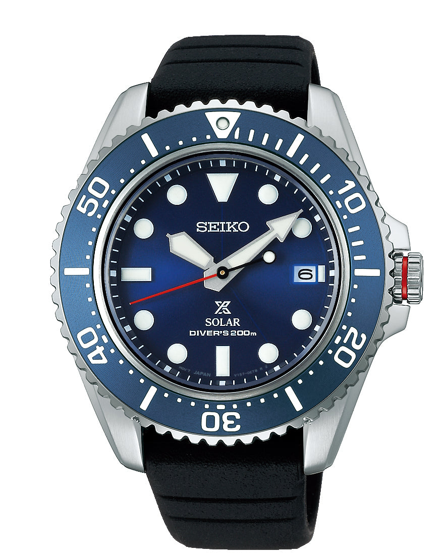 Seiko Prospex Solar Divers 200M Blue Dial Mens Watch SNE593P – Watch Direct  Australia