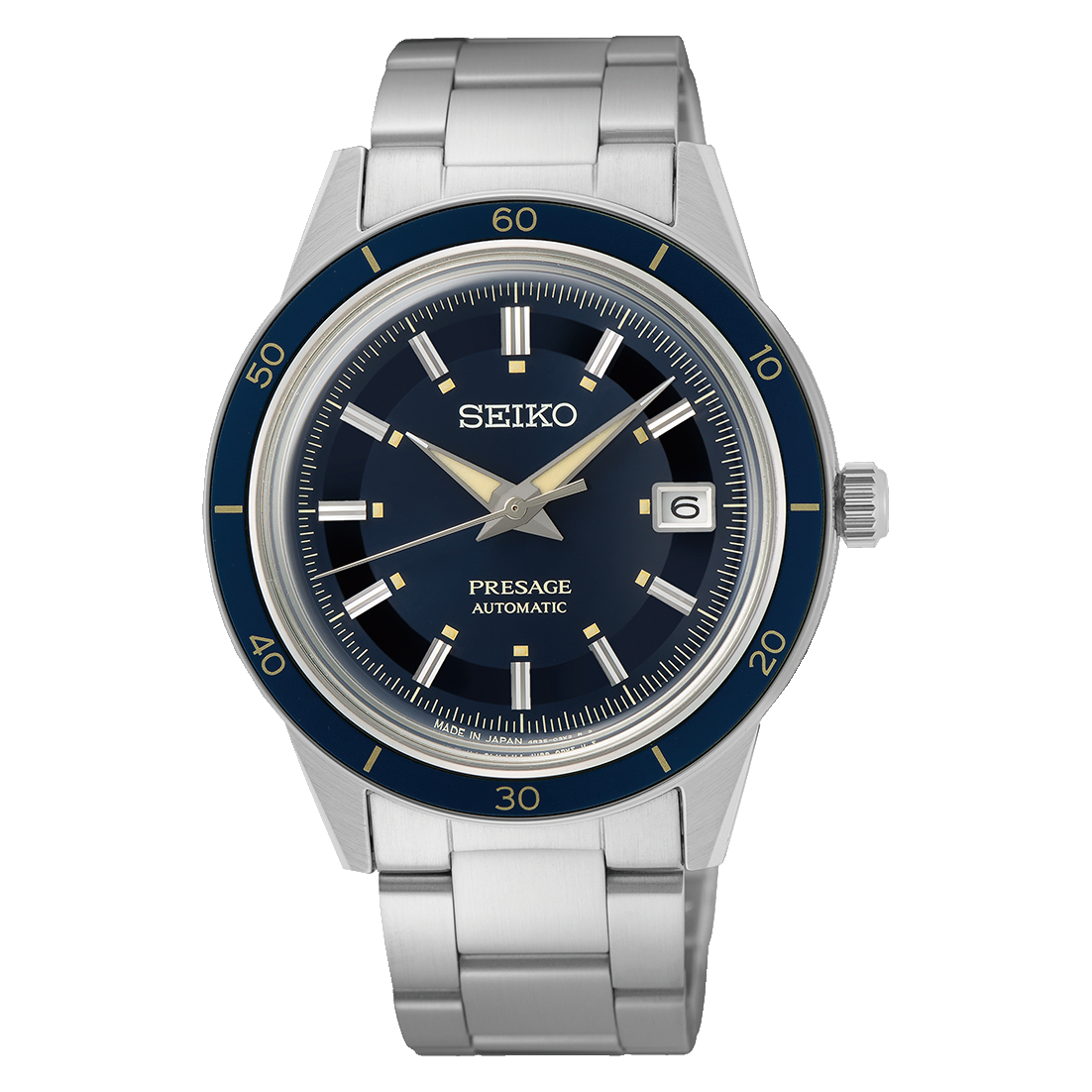 Seiko Presage Style 60's Automatic Blue Dial Watch SRPG05J – Watch Direct  Australia
