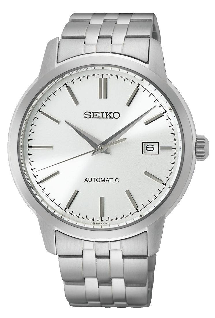 Seiko Essentials Automatic 100M Silver Dial Mens Watch SRPH85K – Watch  Direct Australia